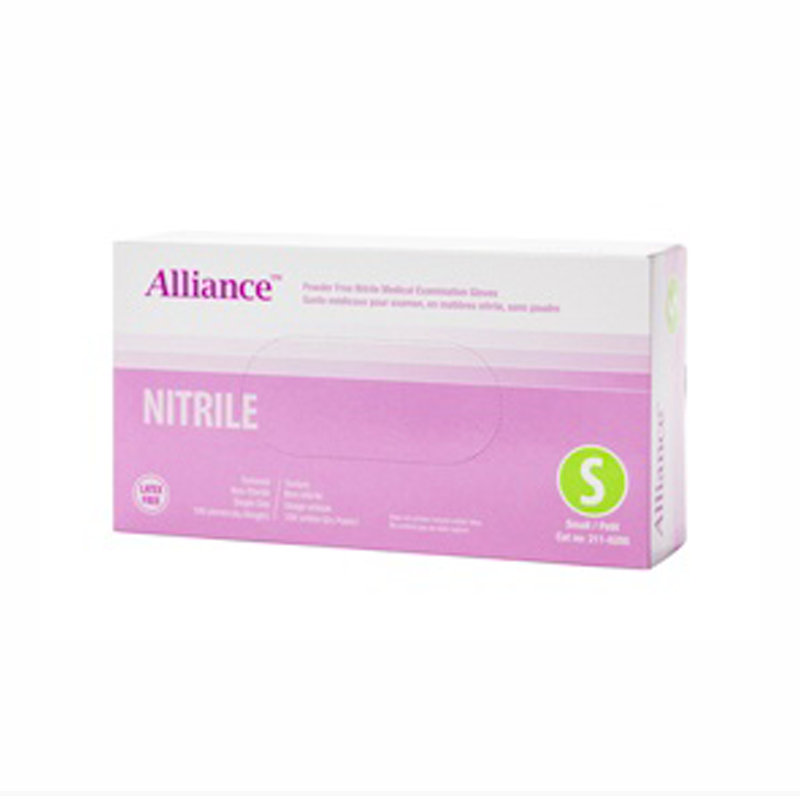 NITRILE ‘ULTRA-SOFT’ EXAM GLOVES 100/BX - S (10/CS)