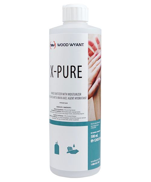 WW X-PURE LIQUID HAND SANITIZER - 500 ML (12/CS)