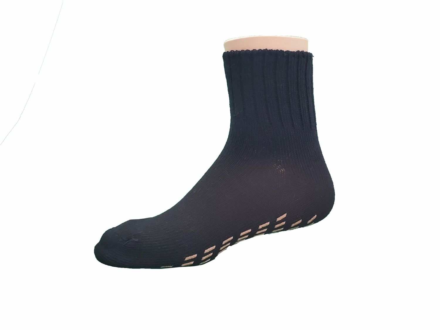 LOW RISE SURE STEP NON-SKID - BLACK MEDIUM