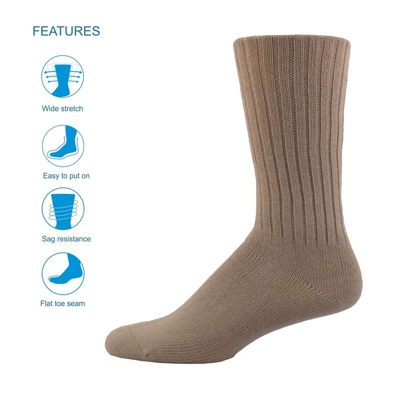 EASY COMFORT 3/PK - SAND LARGE