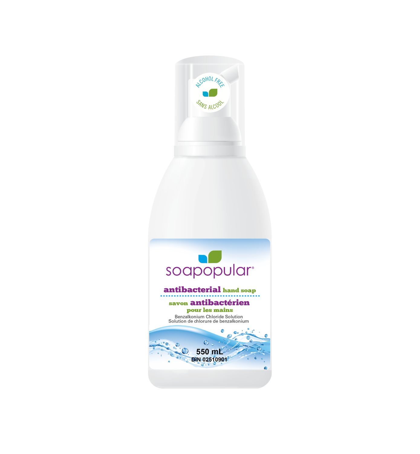 Soapopular® Alcohol-Free Hand Soap - 550ml - 6 pack