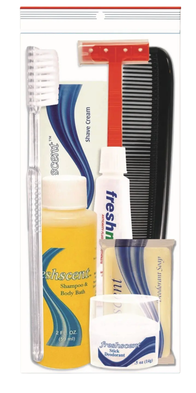 Standard 9 pc Toiletries Kit