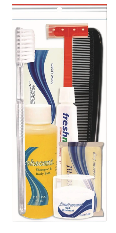 Standard 9 pc Toiletries Kit