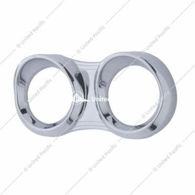 2 Gauge Cluster Cover W/ Visor For 2006+ Peterbilt - Horizontal