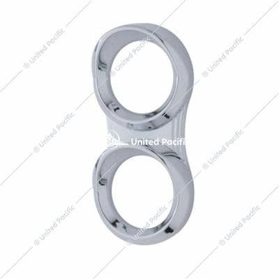 2 Gauge Cluster Cover W/ Visor For 2006+ Peterbilt - Vertical