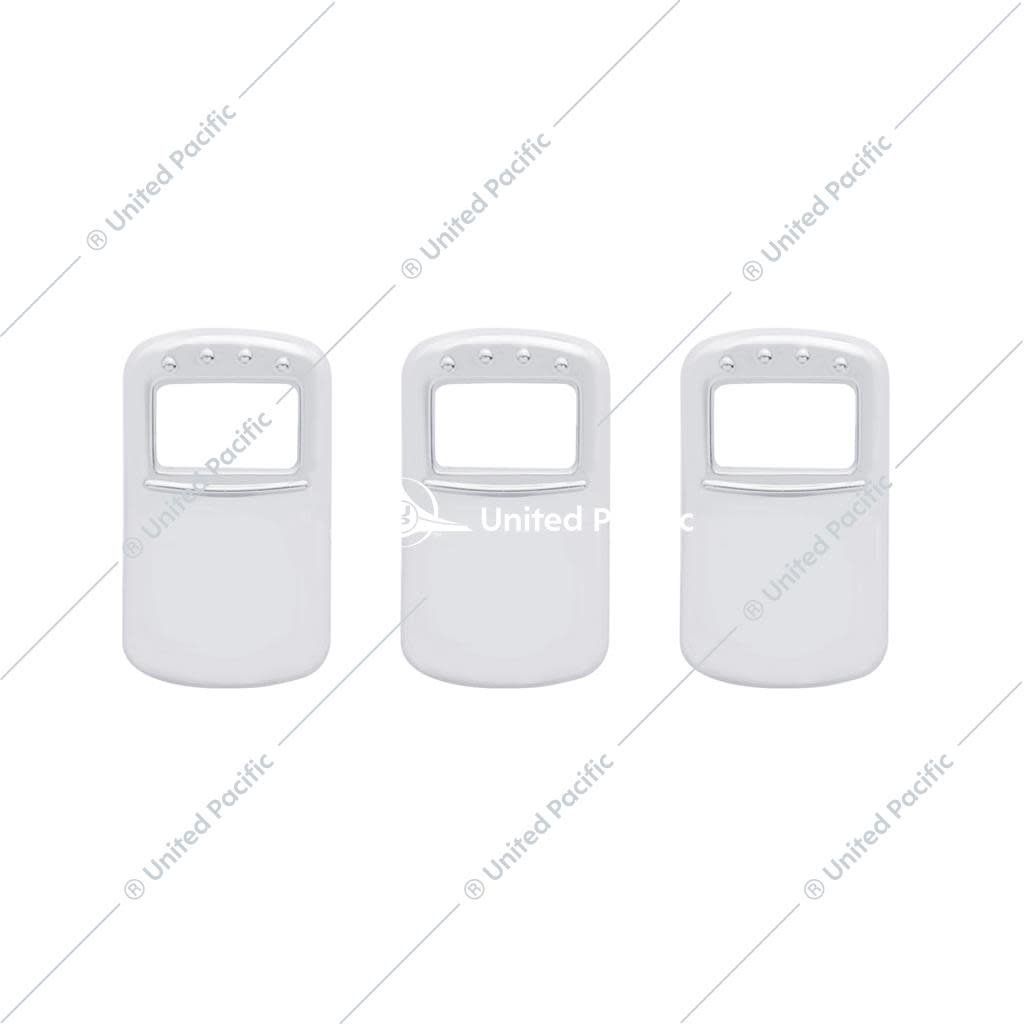 Rocker Switch Cover For Kenworth/Peterbilt - Plain (Card of 3)
