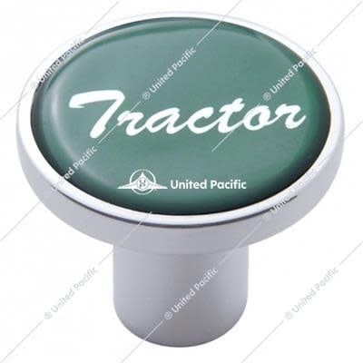 &quot;Tractor&quot; Air Valve Knob - Green Glossy Sticker