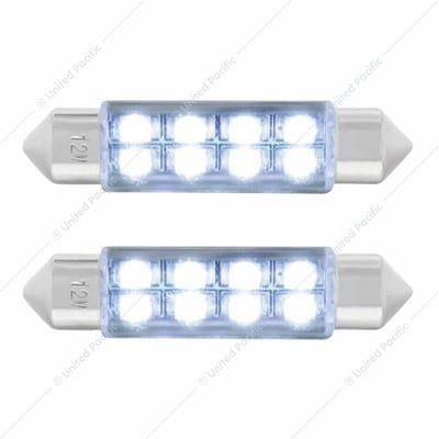 8 SMD High Power Micro LED 211-2 Light Bulb - White (2-Pack)