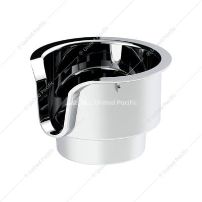 Chrome Cup Holder Insert For Peterbilt 379/378 (2001-2005) &amp; Kenworth W900/T800/T600 (2002-2008)