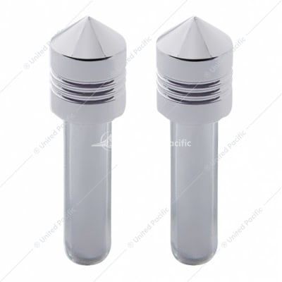Chrome Door Lock Knob - Pointed (2pc/set)