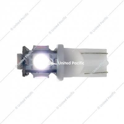 5 High Power LED 360 Degree 194 Bulb - White (2 Pack)