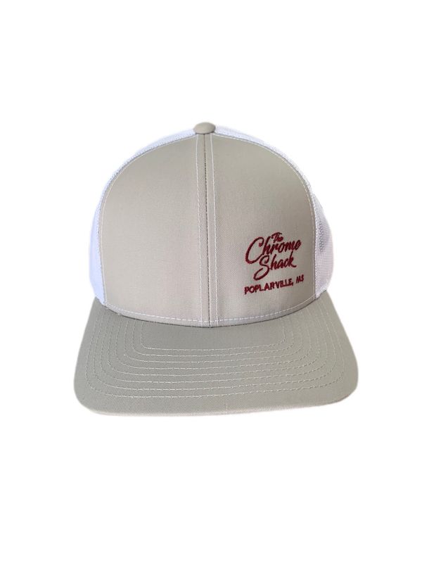 The Chrome Shack Hat - Silver/White