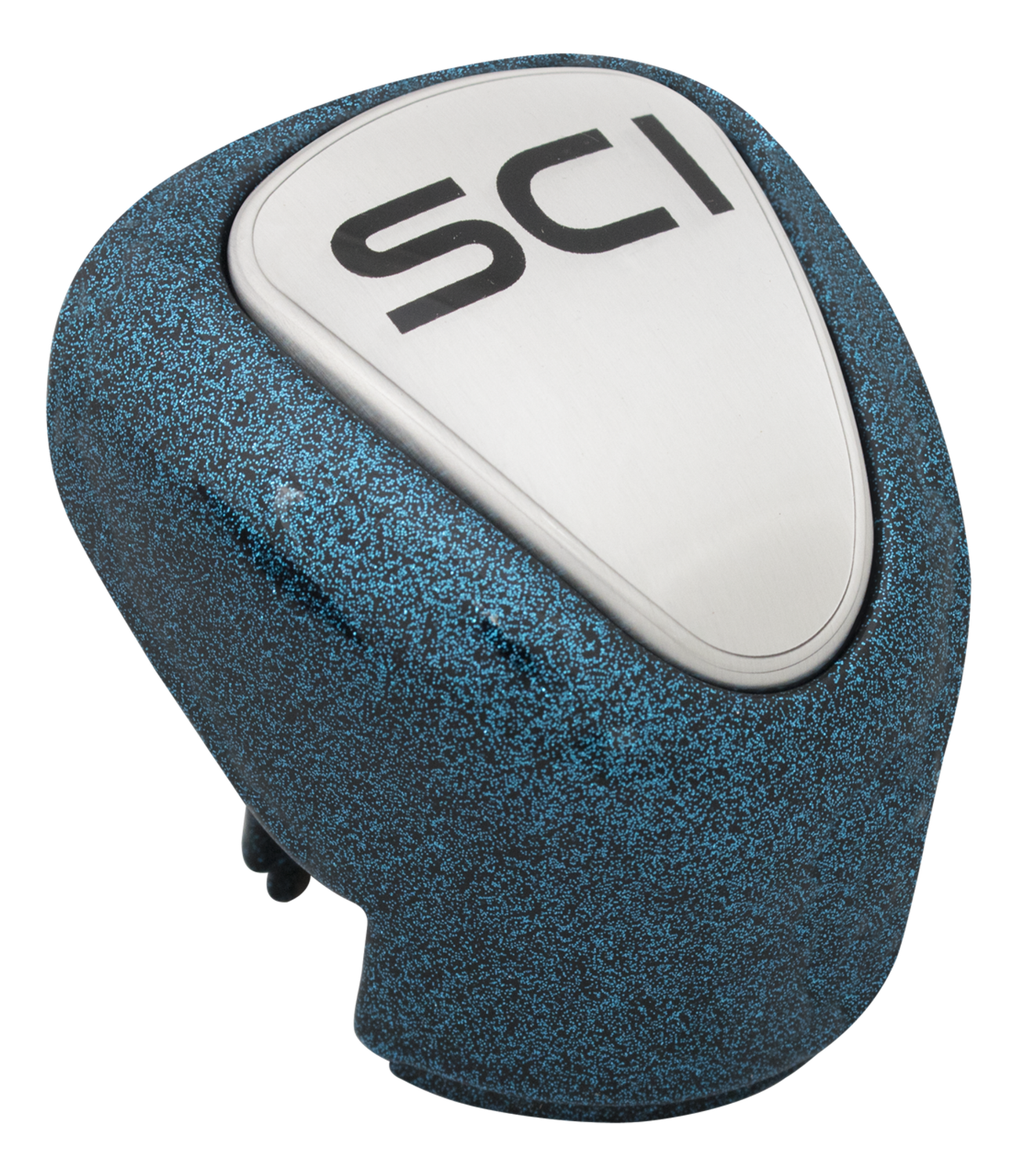 Gear Shift Knob Cover - OEM Style 13/18 - Black Base with Blue Sparkles