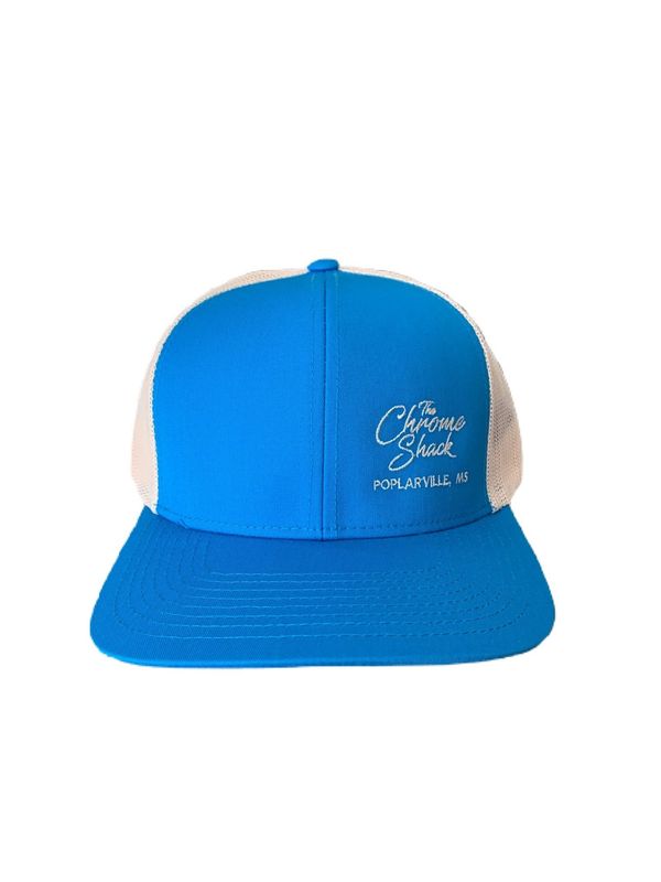 The Chrome Shack Hat - Panther Teal/Beige