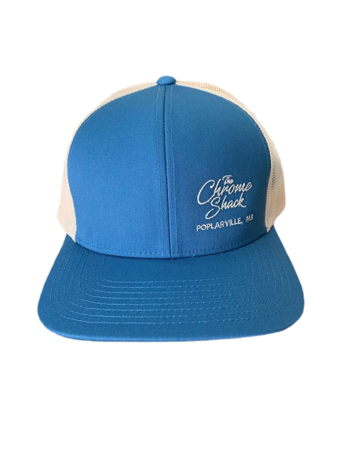 The Chrome Shack Hat - Ocean Blue/Beige