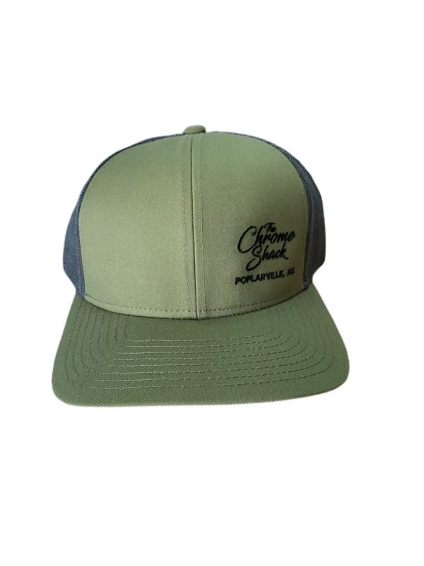 The Chrome Shack Hat - Moss Green/Lt Charcoal