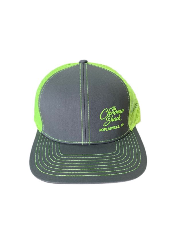 The Chrome Shack Hat - Graphite/Neon Yellow