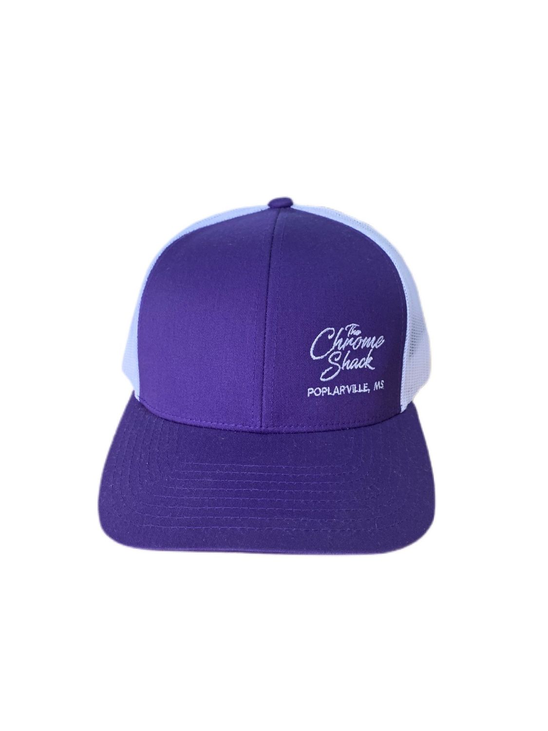The Chrome Shack Hat - Purple/White
