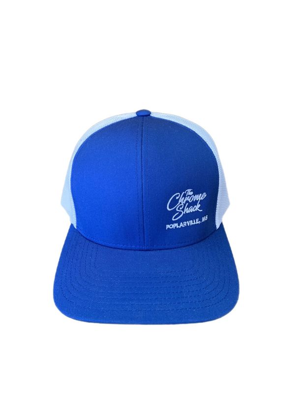 The Chrome Shack Hat - Royal Blue/White
