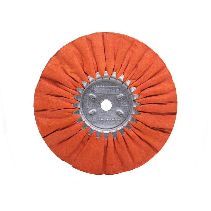 8&quot; Orange Heavy Cut Clear Dipped Airway Buffing Wheels