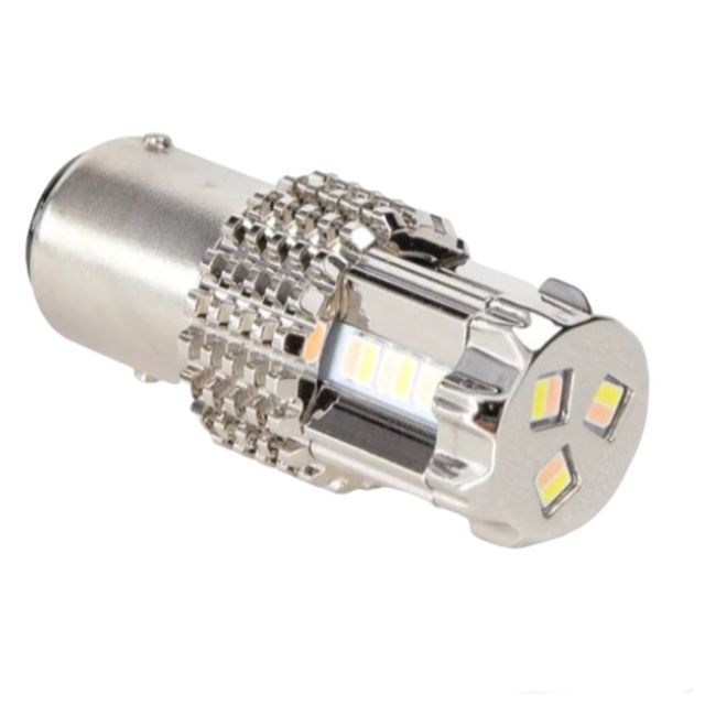 Dark Purple -  15 LED 1156 Bulb for Glass Lens Light / Star Pattern / Super Bright (2nd Gen.)
