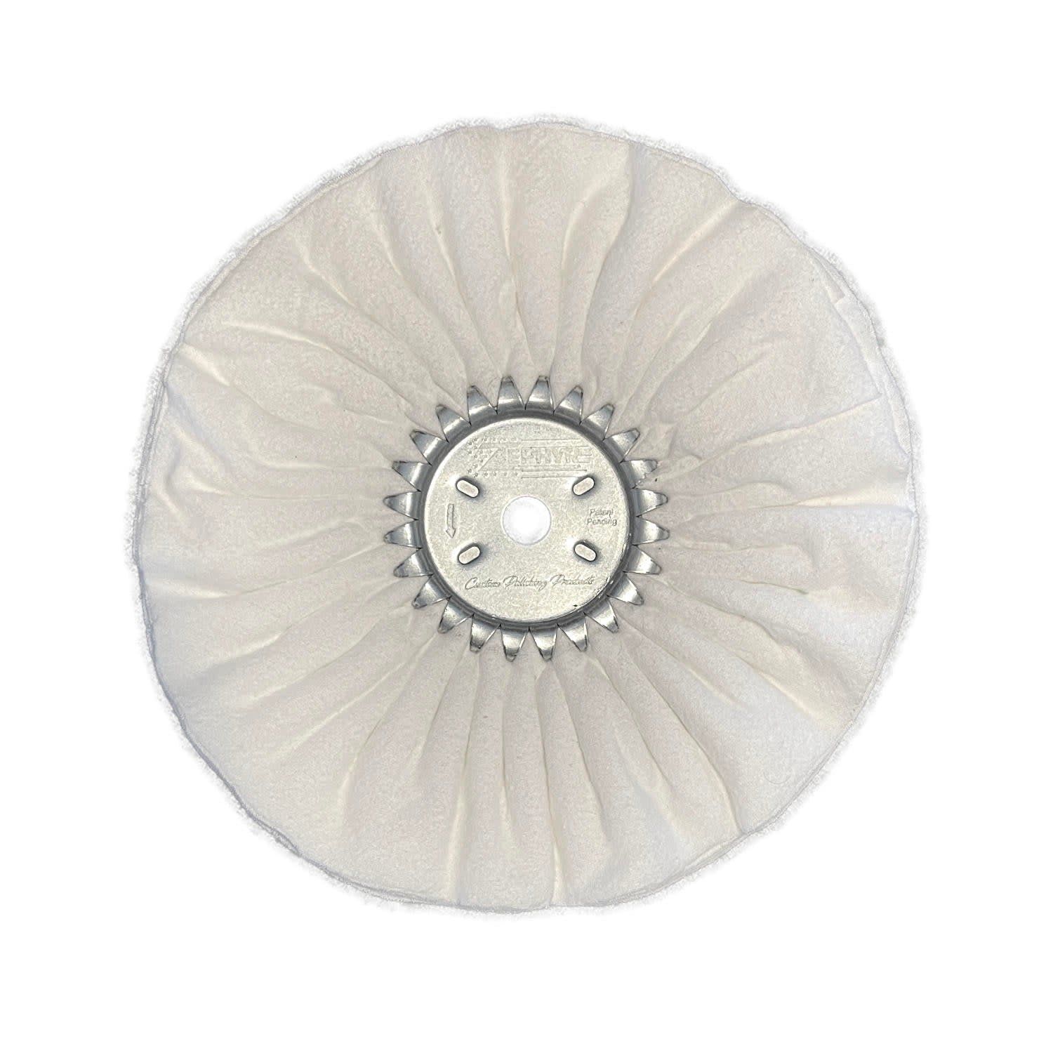 10&quot; White Domet Flannel - Finish
