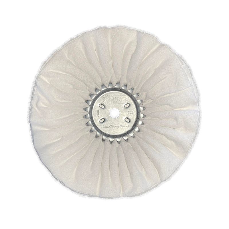 10&quot; White Domet Flannel - Finish