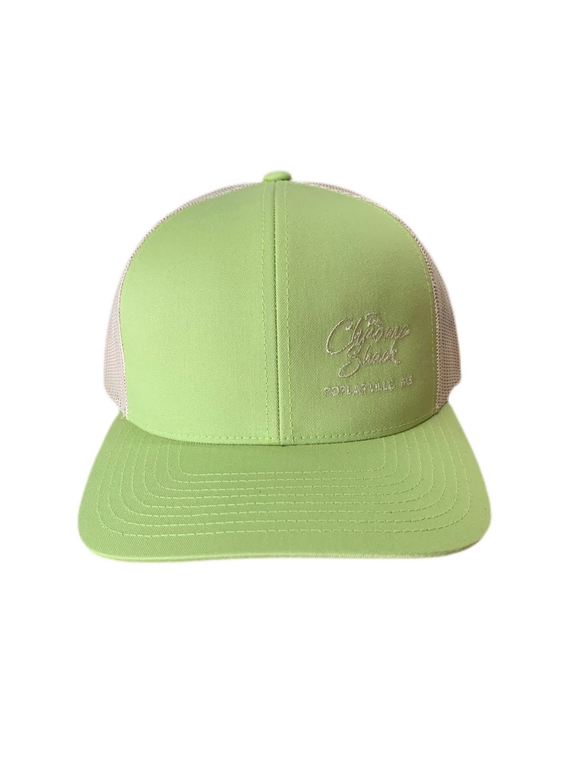 The Chrome Shack Hat - Green Glow/Beige