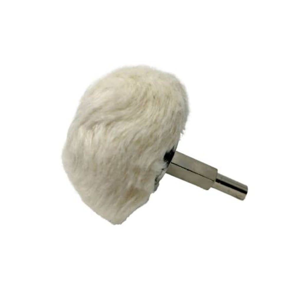 2&quot; Goblet Buff Round End Shank Mounted