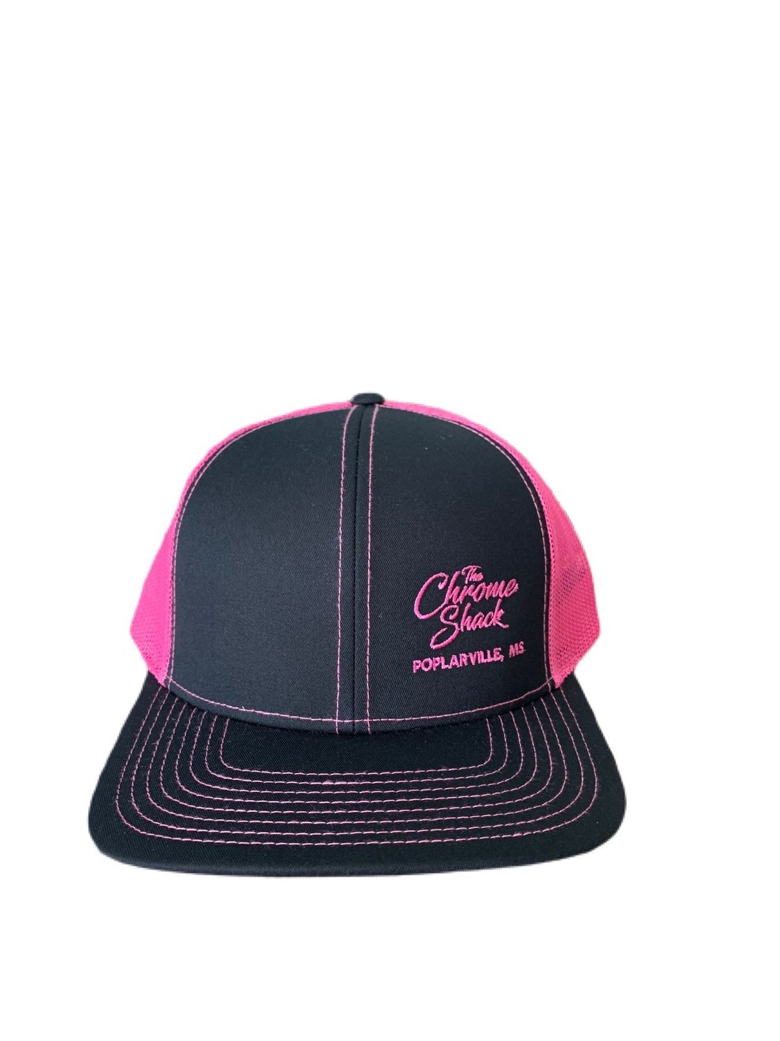 The Chrome Shack Hat - Black/Pink