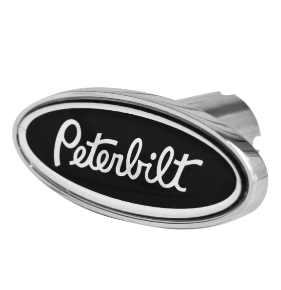 Peterbilt Logo Shape Knob Black 190