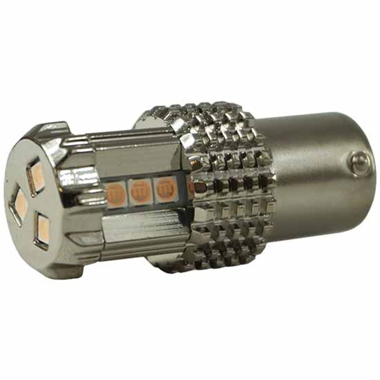 Pink - 15 LED 1156 Bulb for Glass Lens Light / Star Pattern / Super Bright (2nd Gen.)