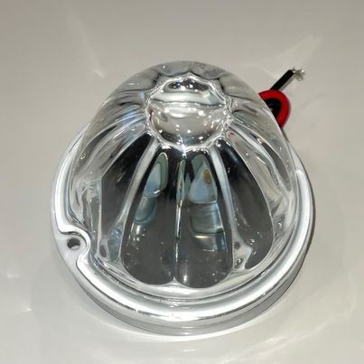 1156 Twist Lock Clear Glass Lens Watermelon Flush Mt. Kit 2 Wire