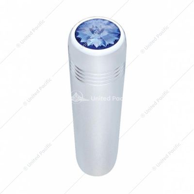 2-1/4&quot; Long Aluminum Toggle Switch Extension With Crystal For Kenworth - Blue Crystal (2-Pack)