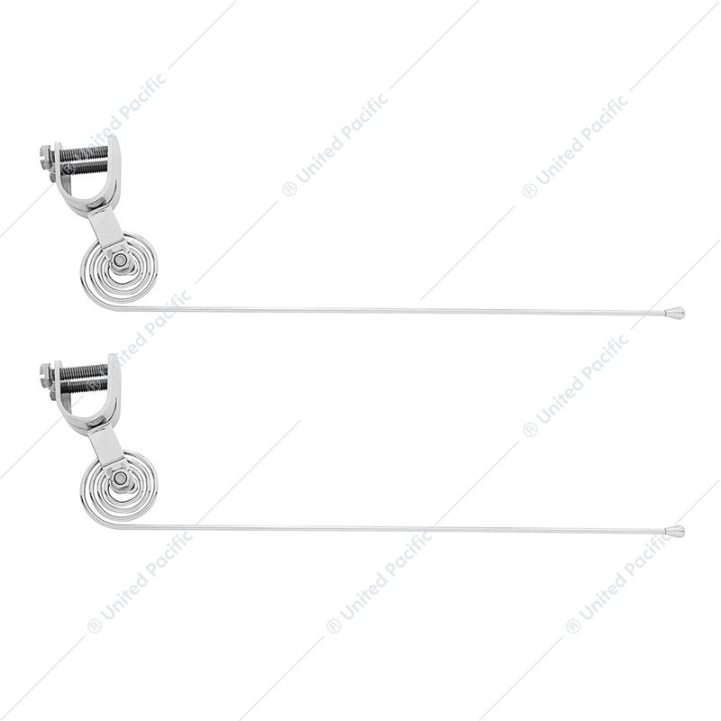 Chrome Vintage Curb Feelers (2-Pack)