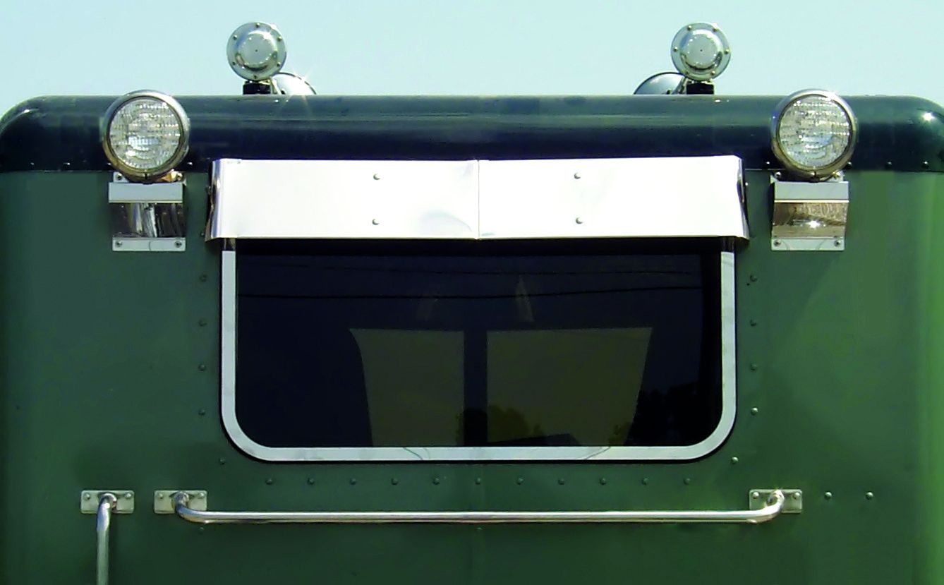 PB Sleeper/Day Cab rear window drop visor 37&quot;x20&quot;