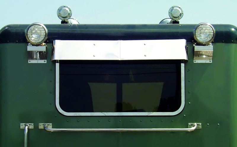 PB Sleeper/Day Cab rear window drop visor 37&quot;x20&quot;