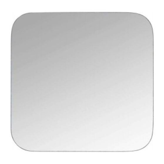 SS IFTA Flat Stick on Permit Panel 4" x 4"