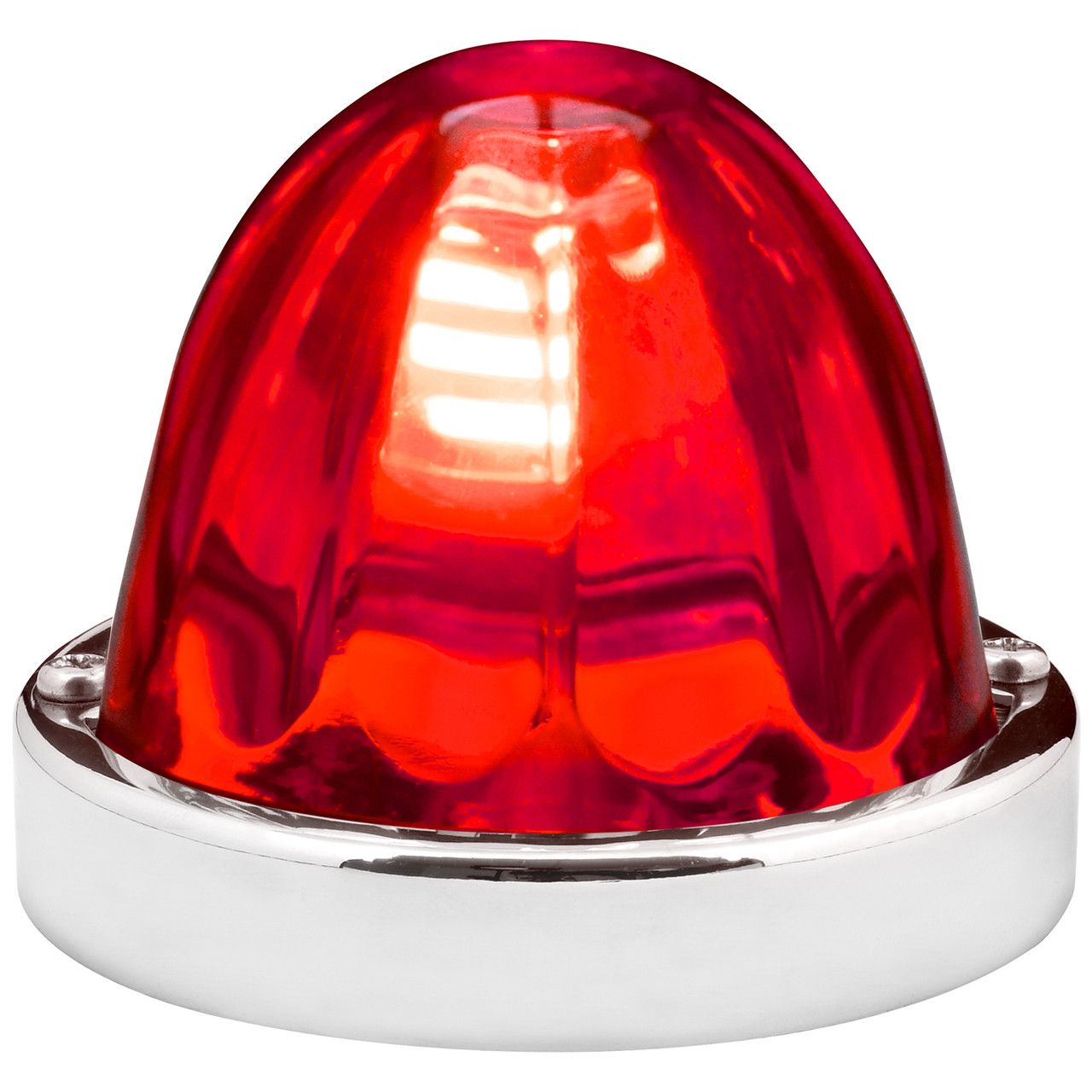 Red Watermelon Glass Flush Mount Kit