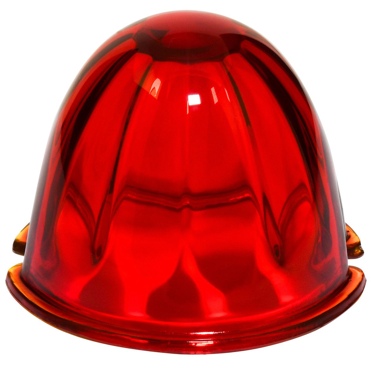 3.5" Light Red Watermelon Glass Lens