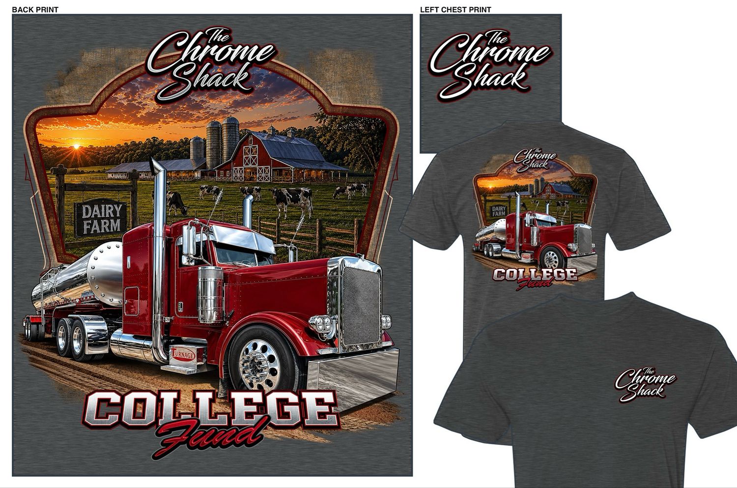 The Chrome Shack T-Shirt College Fund