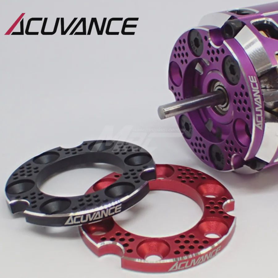 Acuvance Light Weight Motor Mount Spacer, Color: Black