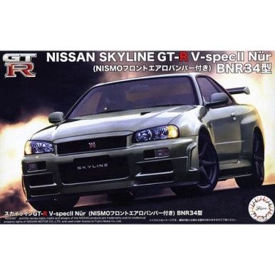 Fujimi 046662 1/24 Nissan Skyline GT-R (BNR34) V-Spec II Nur w/Nismo Front Aero Bumper