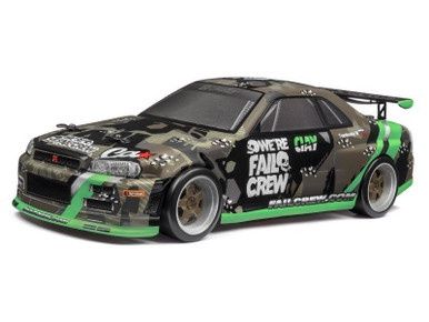 HPI MICRO RS4 DRIFT FAIL CREW NISSAN SKYLINE R34 GT-R 120101