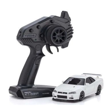 KYOSHO MINI-Z AWD MA-020 READYSET NISSAN SKYLINE GT-R V.SPEC II NUR (R34) (WHITE) [32629W]
