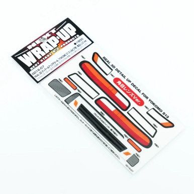 Wrap-Up Next REAL 3D Detail Up Decal - YOKOMO S13 SILVIA Square Lens