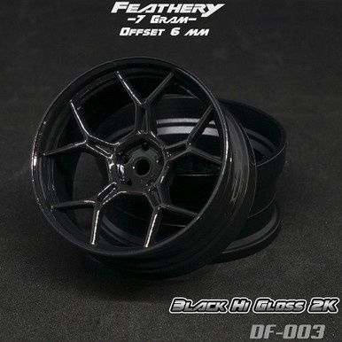 Drift Feathery 5Y Spoke Wheel - Black Hi Gloss 2K
