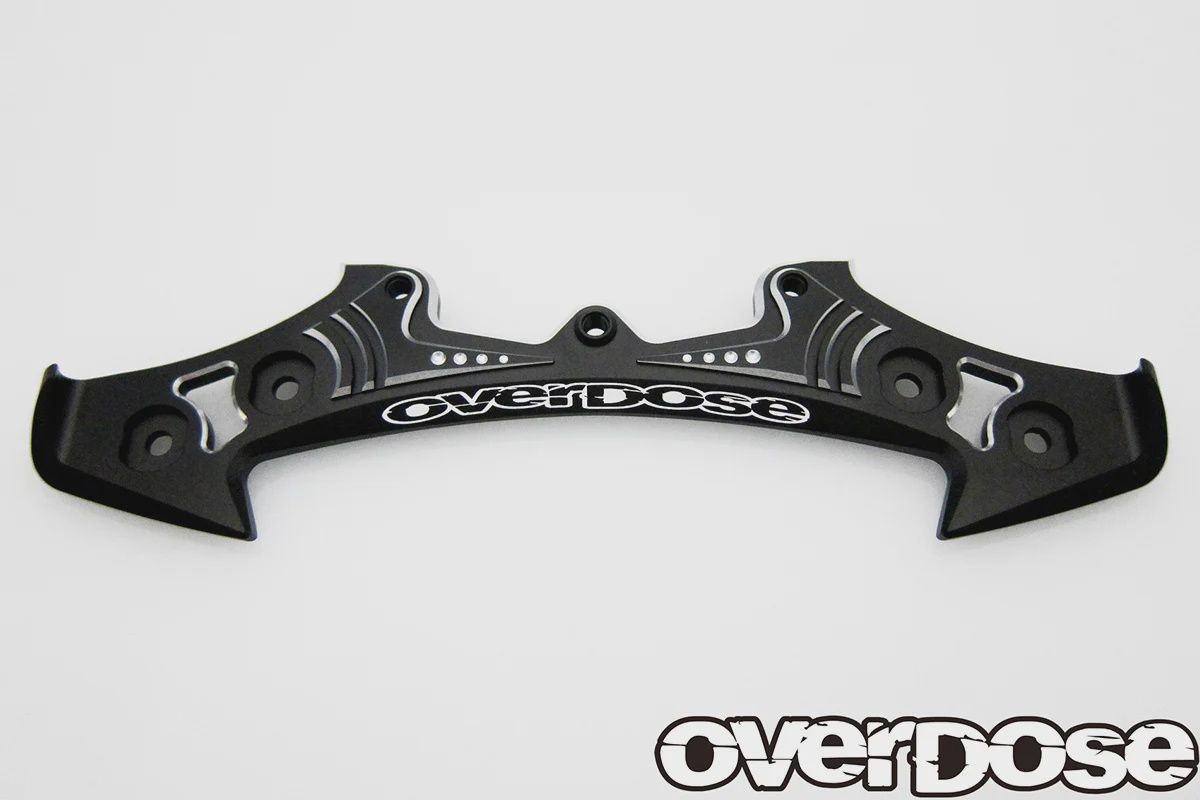 Overdose Alum. Bumper Type-2, Color: Black