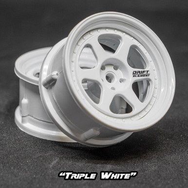 Drift Element II Wheel Set - Triple White
