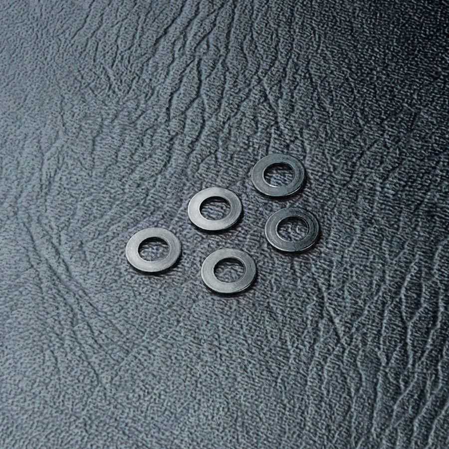 MST Alum. Spacers - Black, Size: 0.5mm